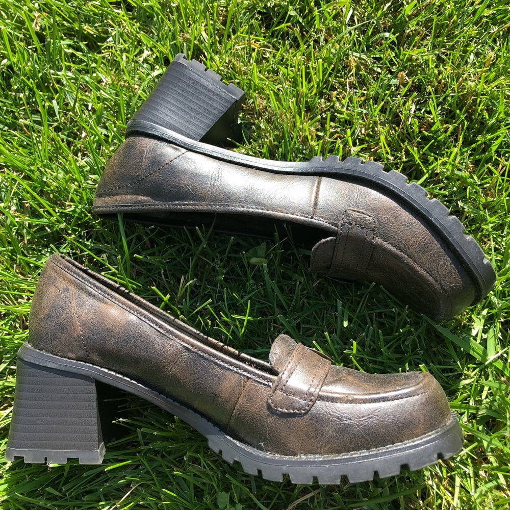 Vintage Diba Chunky Platform Loafers - Picture 4 of 7